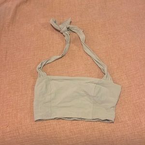 Sage Green Tie Top